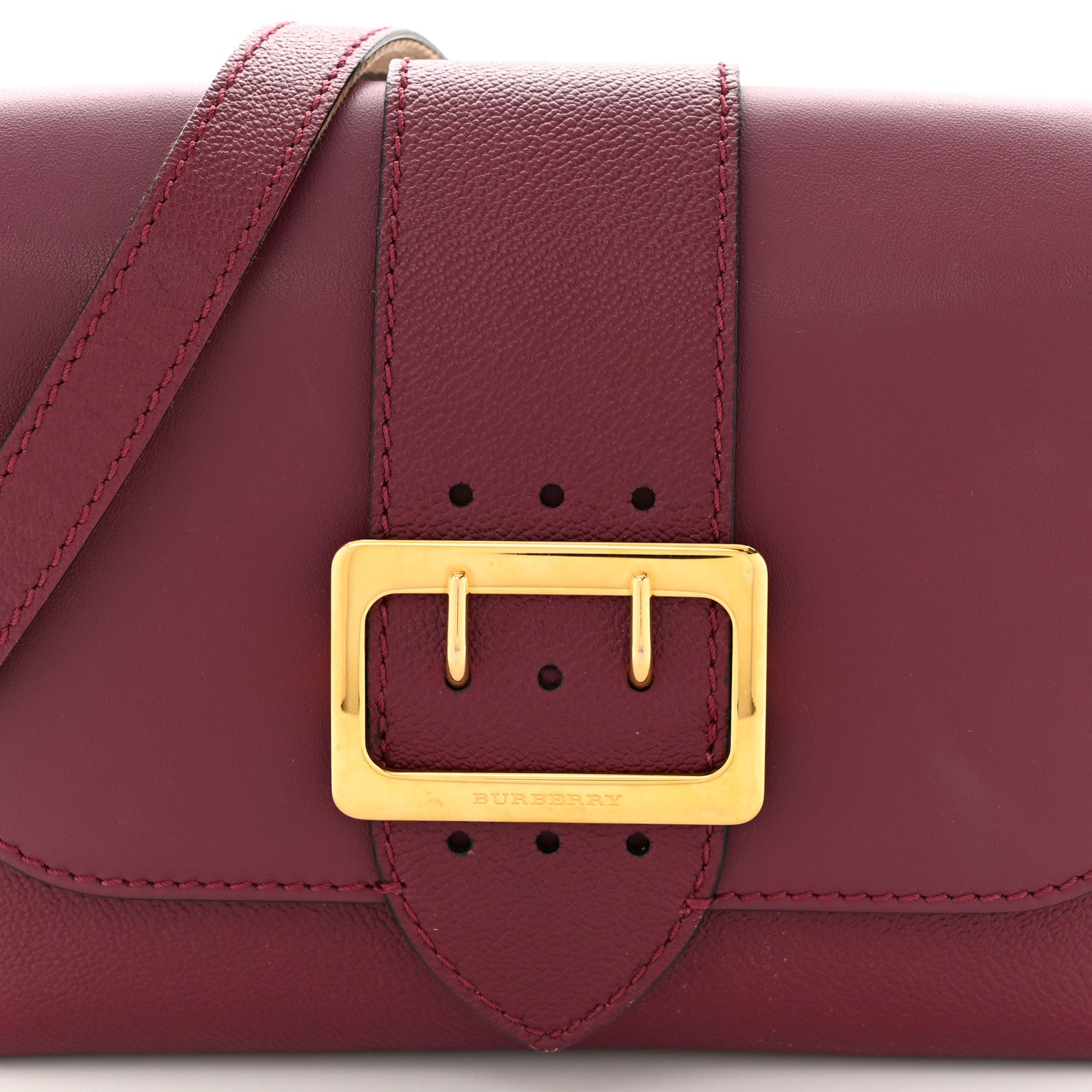 Burberry Soft Grain Calfskin Small Medley Crossbody Dark Plum 8 of 13