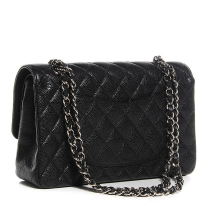 Chanel Caviar Quilted Medium Double Flap Black 3 of 9