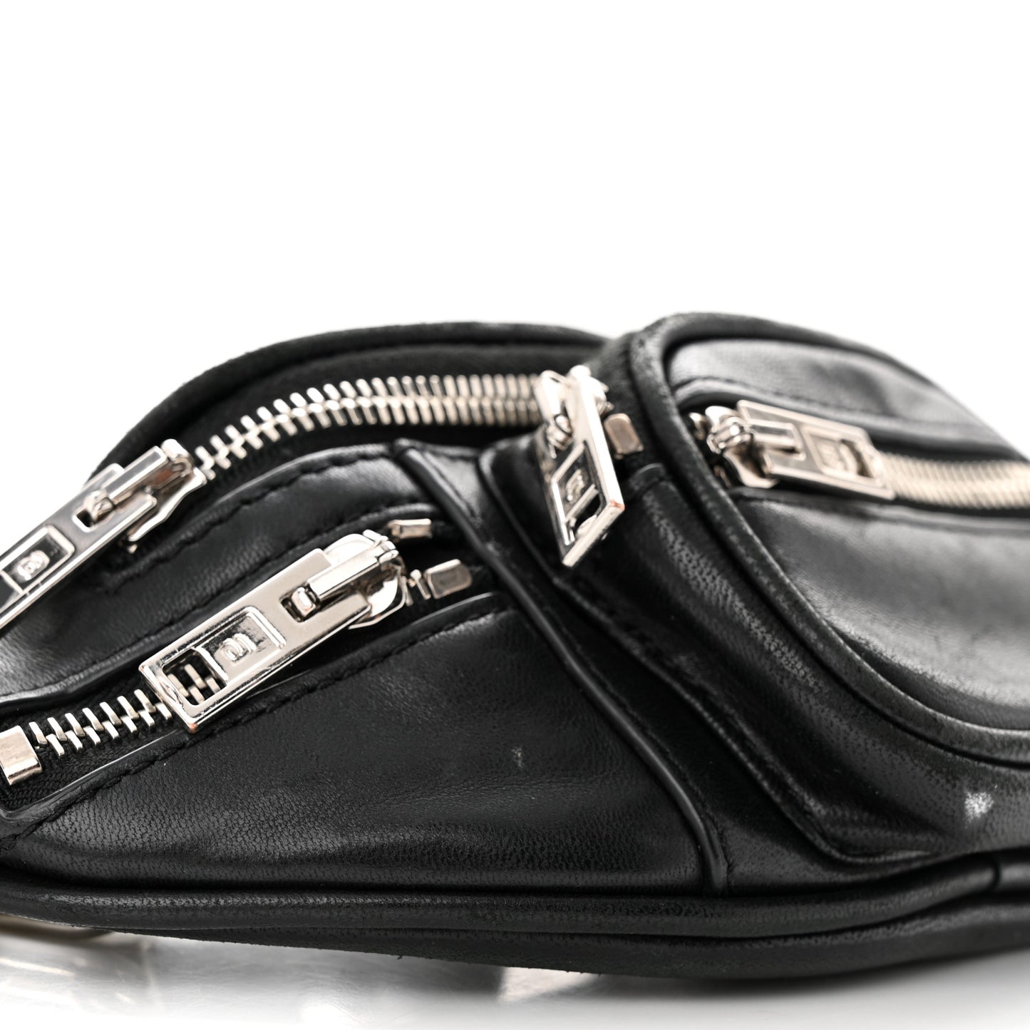 Lambskin Mini Attica Belt Bag Black