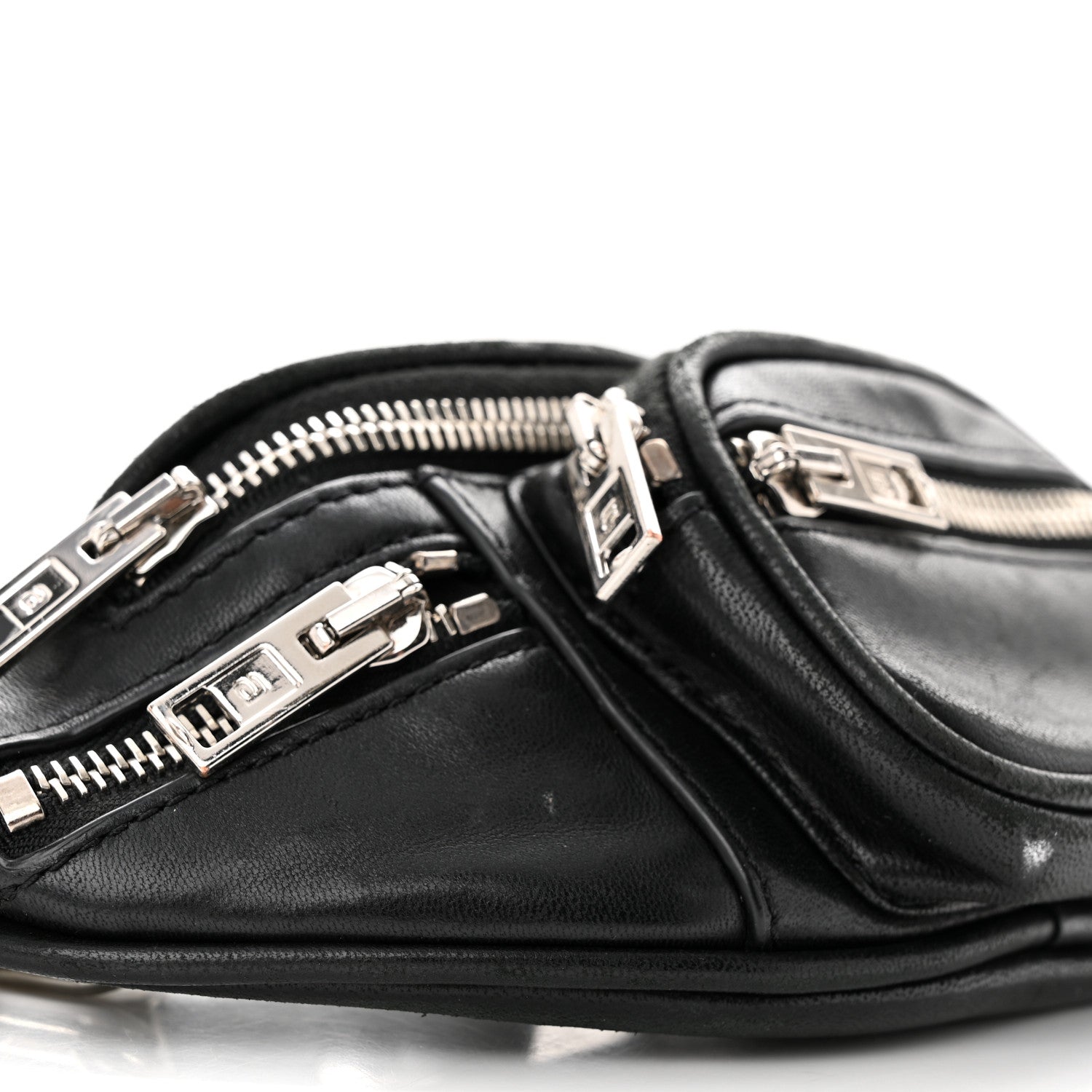 Alexander Wang Lambskin Mini Attica Belt Bag Black 9 of 13