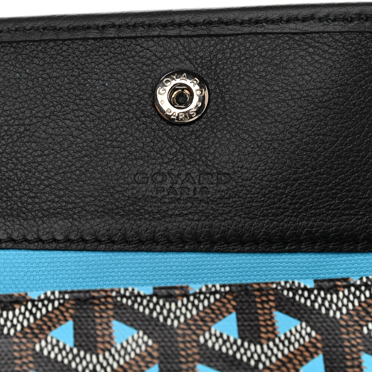 Goyard Goyardine Saint Louis Claire Voie PM Black Blue 7 of 13