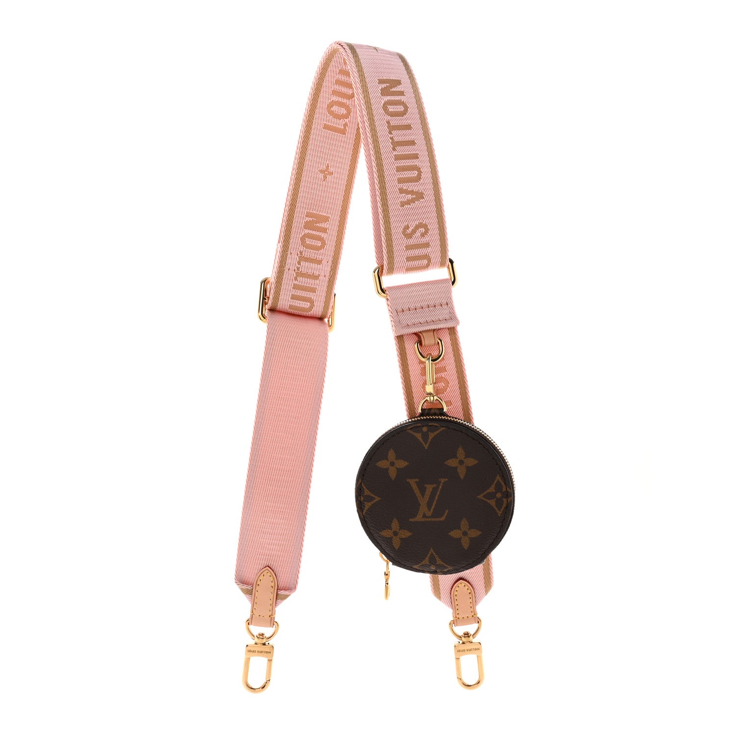 Louis Vuitton Monogram Multi Pochette Accessories Bandouliere Shoulder Strap Rose Clair 1 of 5