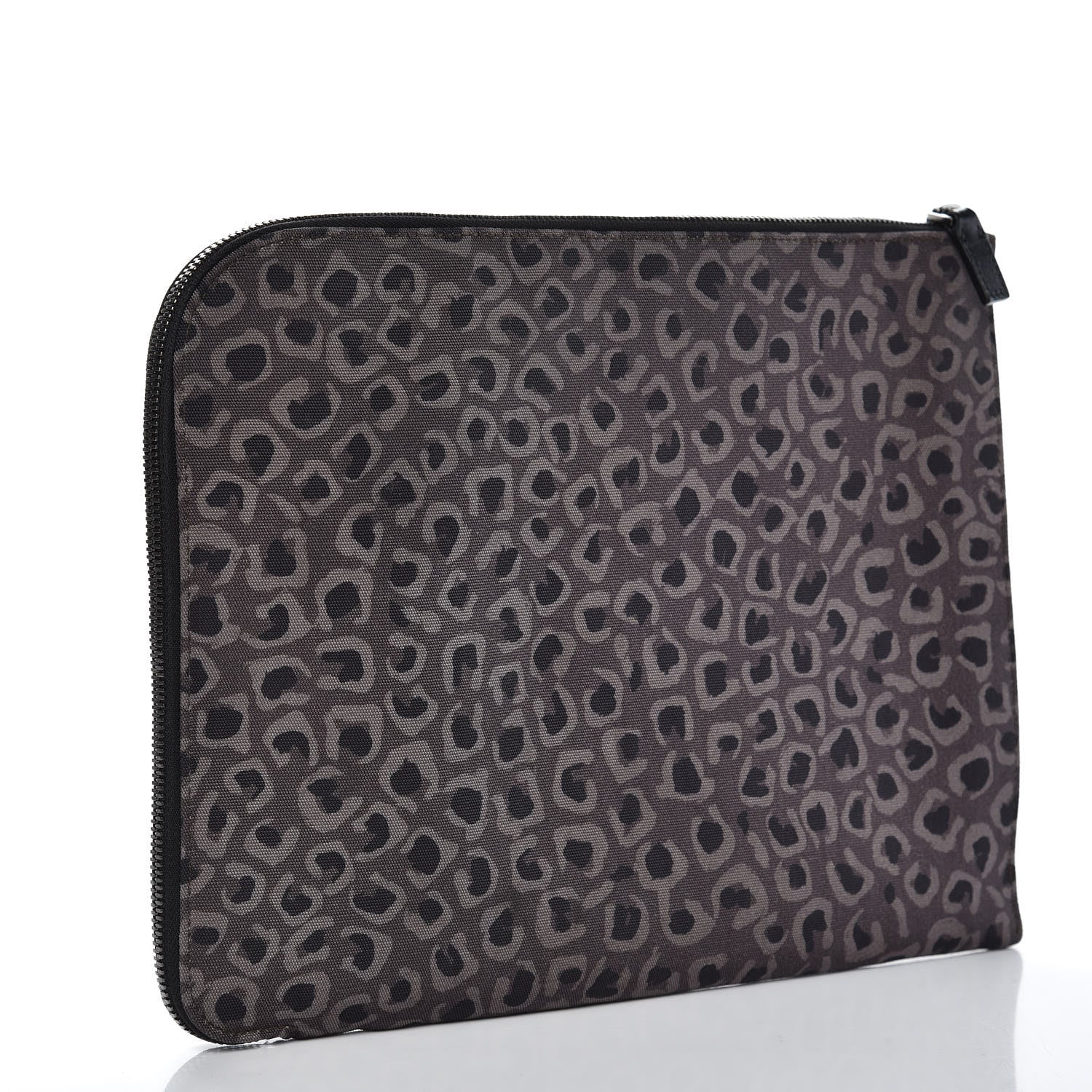 Gucci Canvas Animal Print Document Case Brown 3 of 14