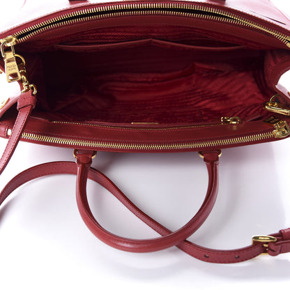 Prada Saffiano Medium Galleria Double Zip Tote Fuoco 5 of 11