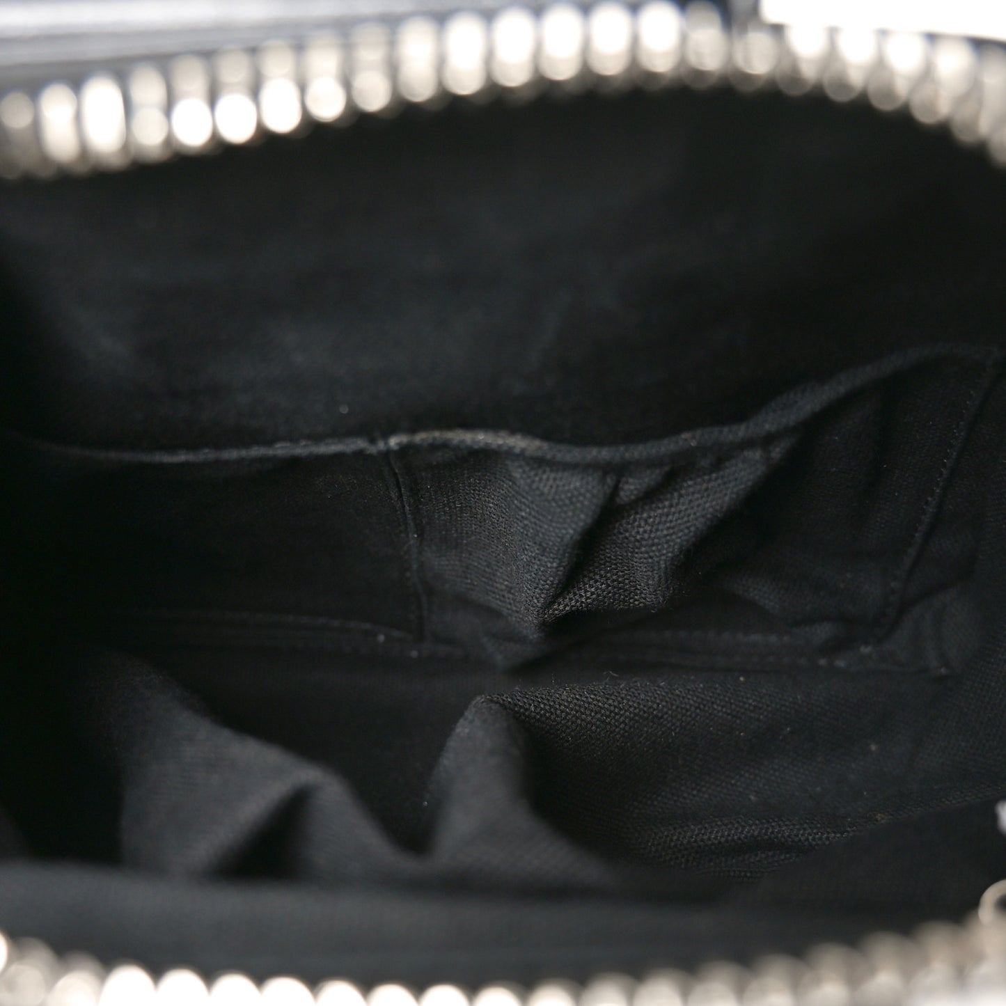 Shiny Lord Calfskin Mini Antigona Black