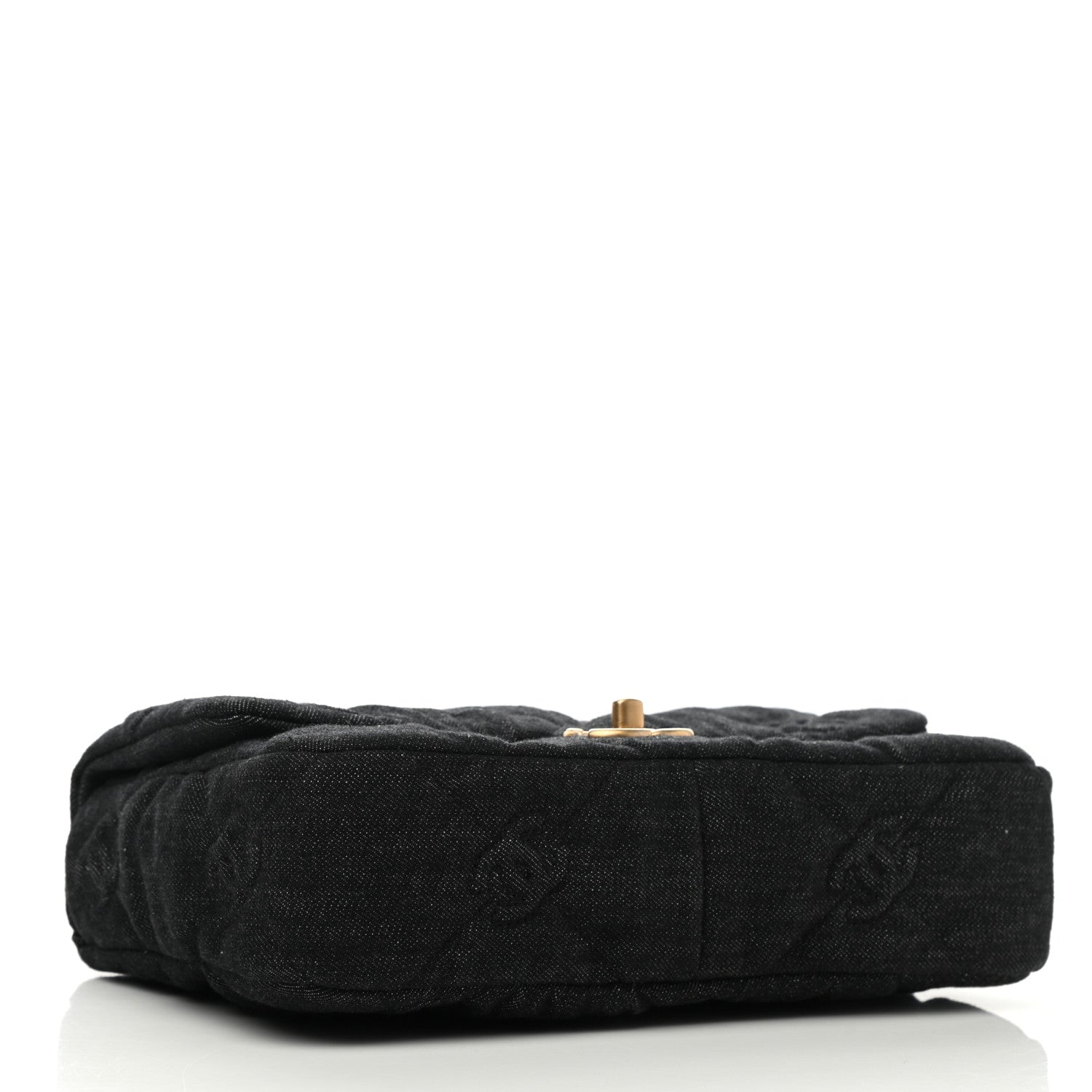 Chanel Denim Quilted Medium Funky Town Flap Black 3 of 10
