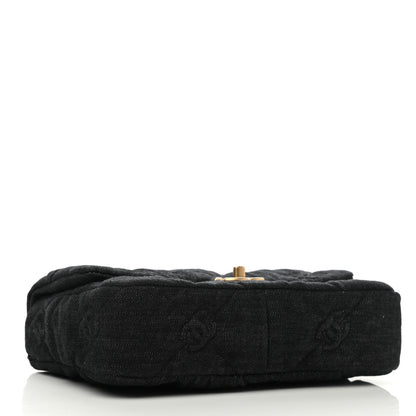 Chanel Denim Quilted Medium Funky Town Flap Black 3 of 10