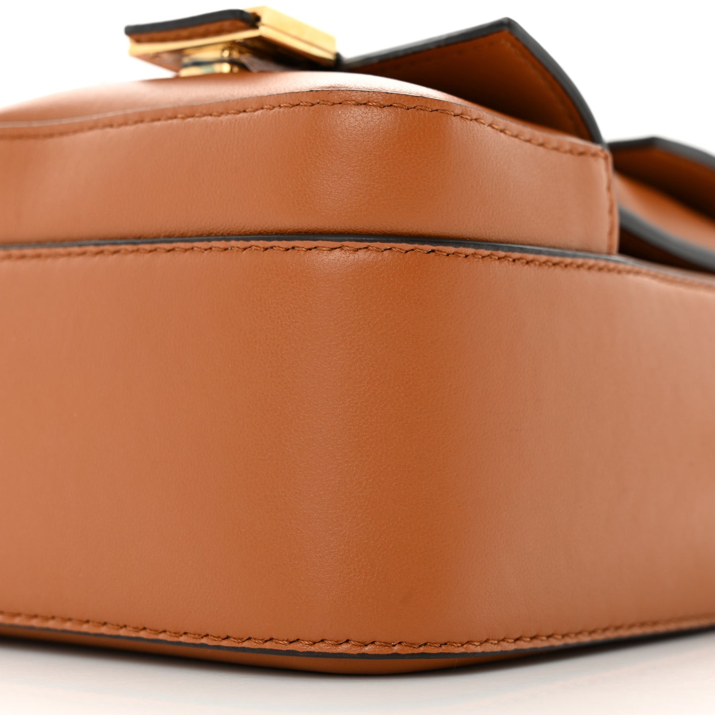 Shiny Nappa Multipocket Baguette Brandy