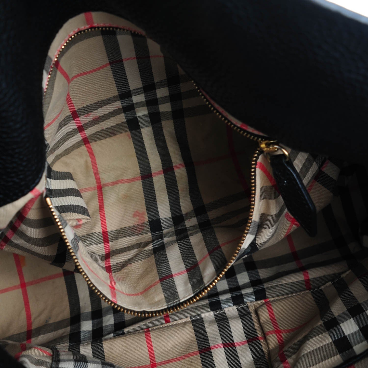 Burberry London Grainy Calfskin Medium Baynard Tote Black 11 of 11