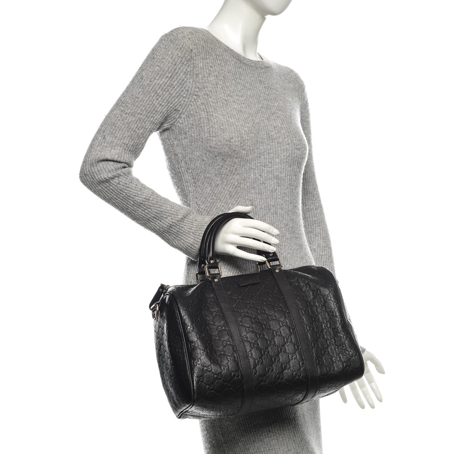 Guccissima Medium Joy Boston Dark Brown