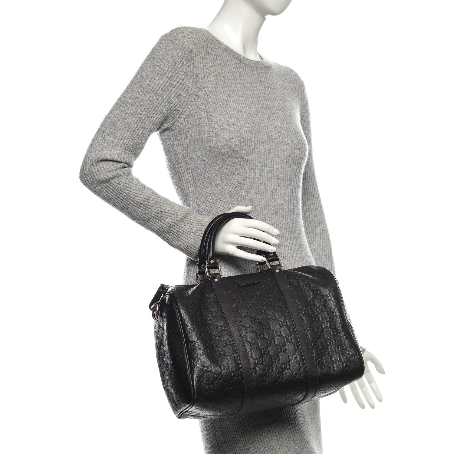 Gucci Guccissima Medium Joy Boston Dark Brown 2 of 9