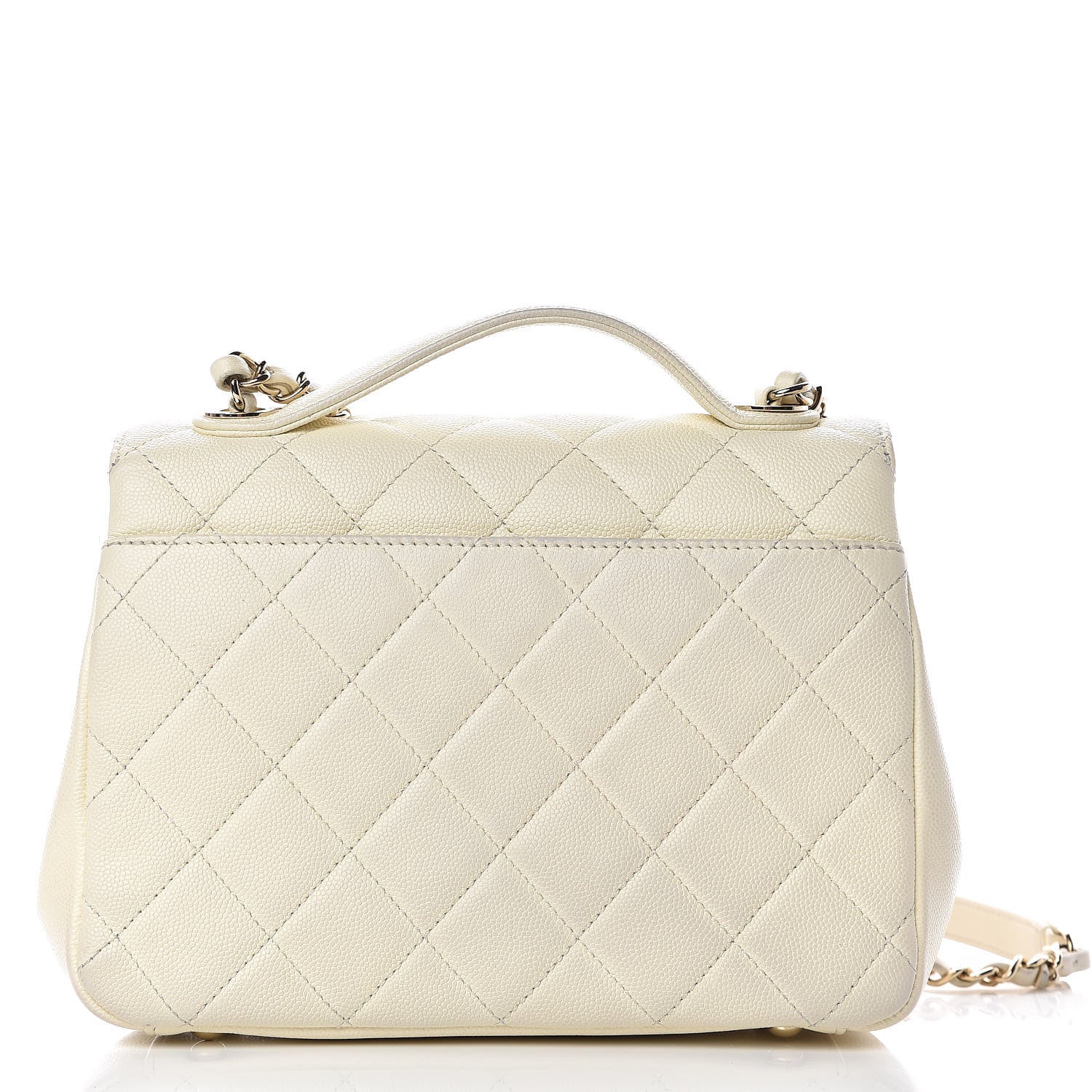 Chanel Caviar Quilted Medium Business Affinity Flap Ivory 15 of 16
