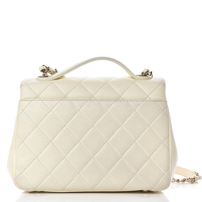 Chanel Caviar Quilted Medium Business Affinity Flap Ivory 15 of 16
