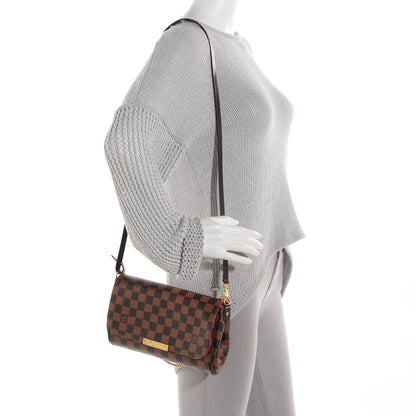 Louis Vuitton Damier Ebene Favorite MM 2 of 8