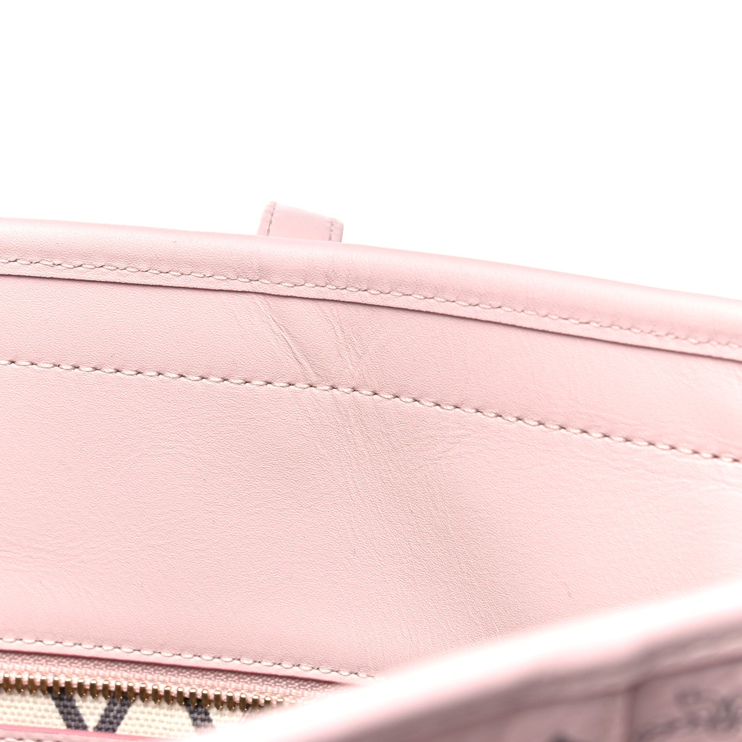 MCM Visetos Toni Shopper Tote Powder Pink 11 of 11