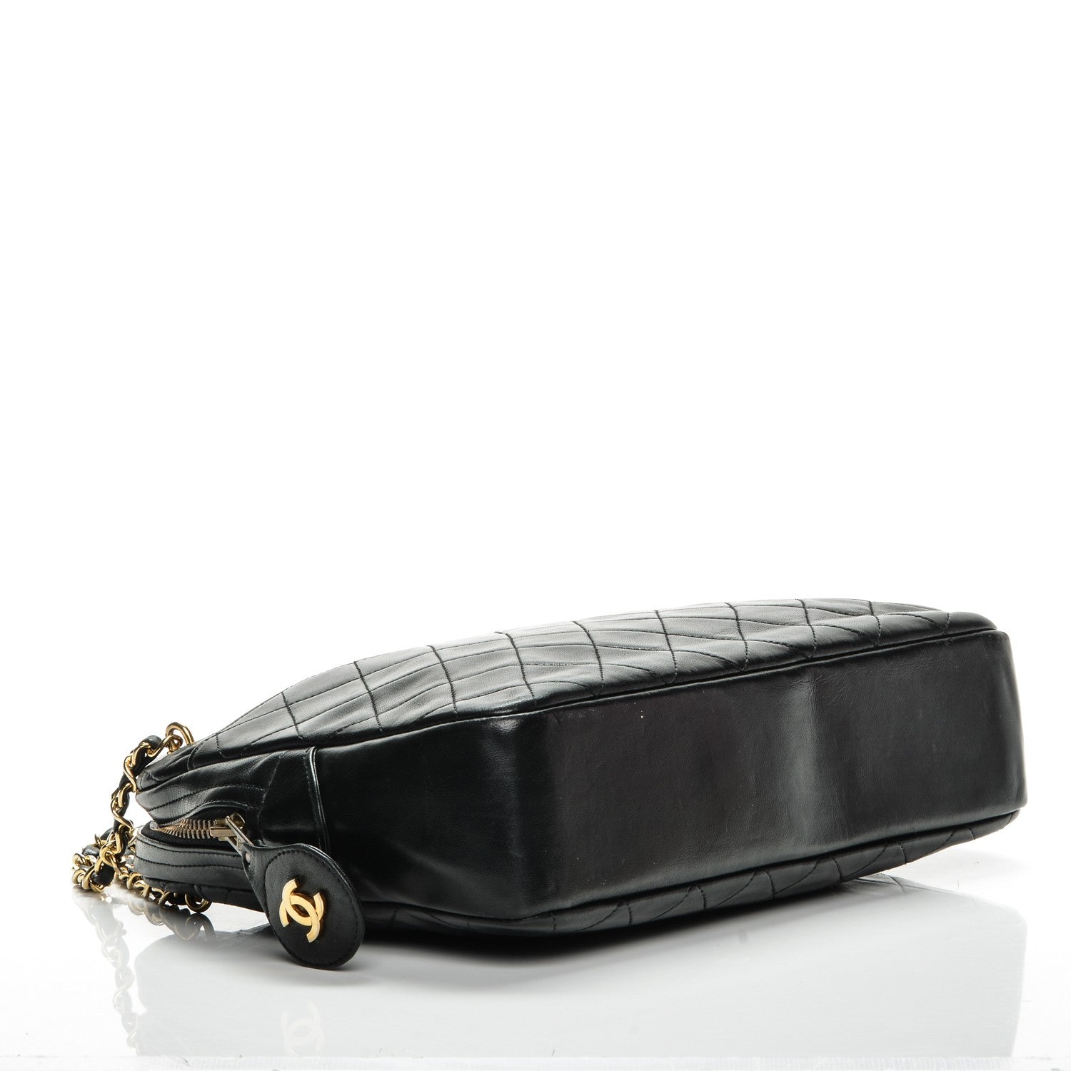 Chanel Lambskin Quilted Camera Case Black 4 of 17