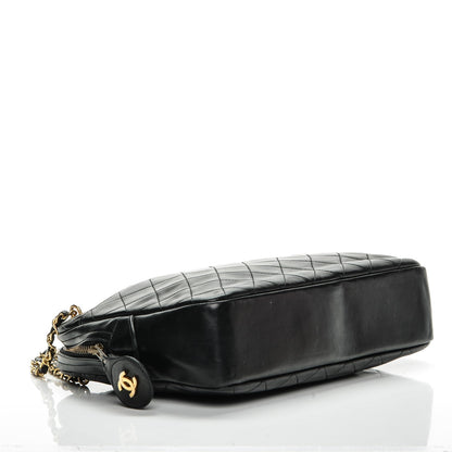 Chanel Lambskin Quilted Camera Case Black 4 of 17