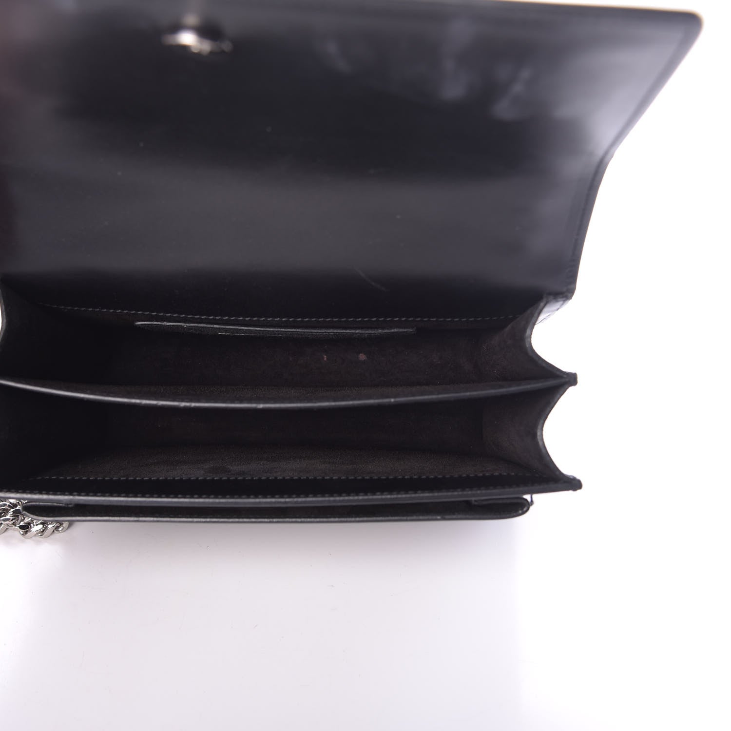 Saint Laurent Calfskin Medium Monogram Sunset Black 6 of 19