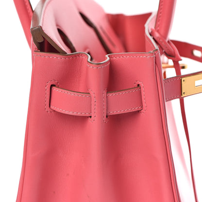 Hermes Tadelakt Birkin 30 Rose Lipstick 12 of 31
