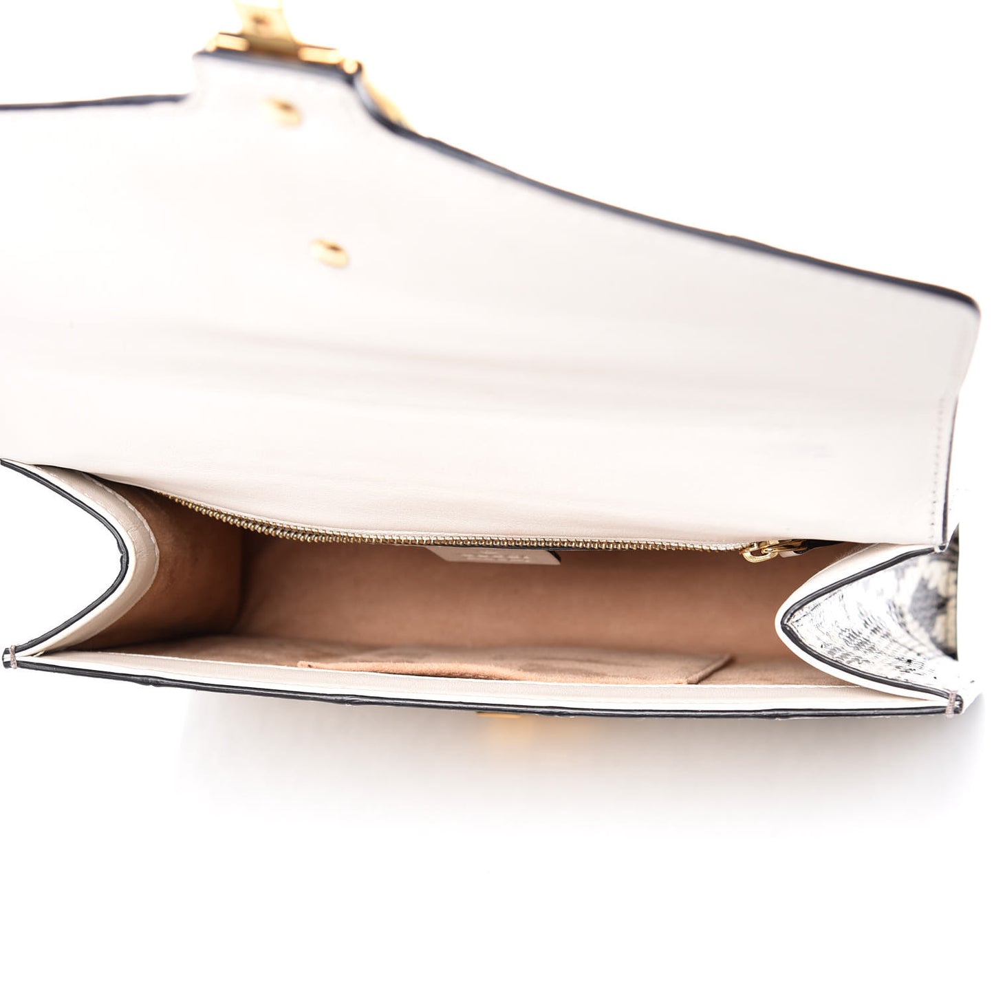 Snakeskin Small Sylvie Shoulder Bag Roccia
