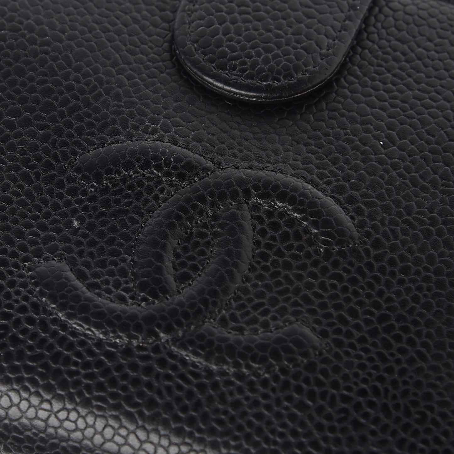 Caviar Timeless CC French Wallet Black