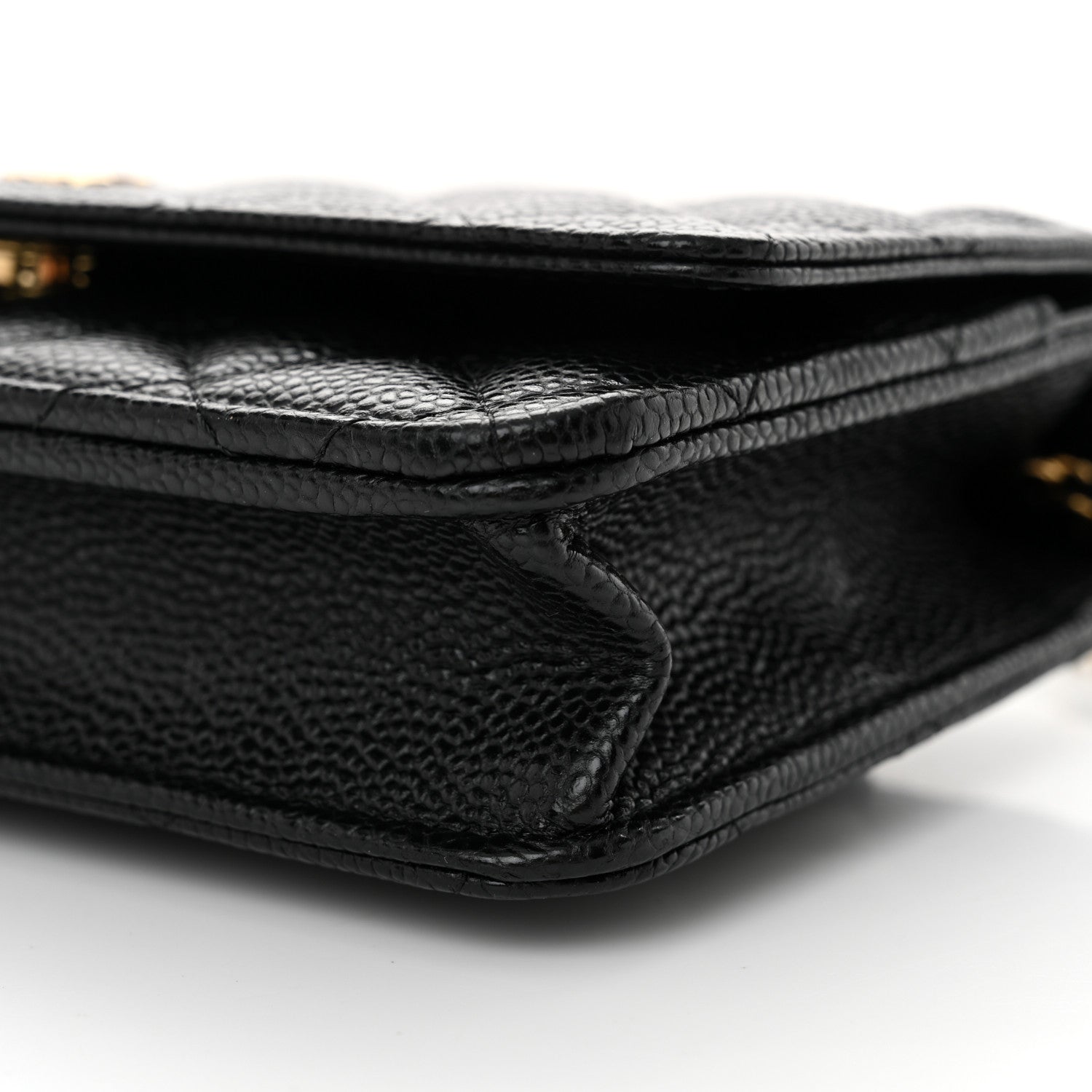 Chanel Caviar Quilted Wallet on Chain WOC Black 11 of 12
