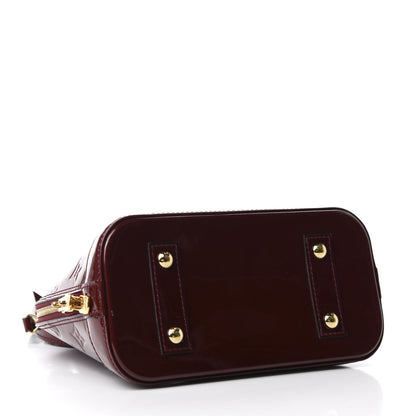 Louis Vuitton Vernis Alma BB Griotte 4 of 9