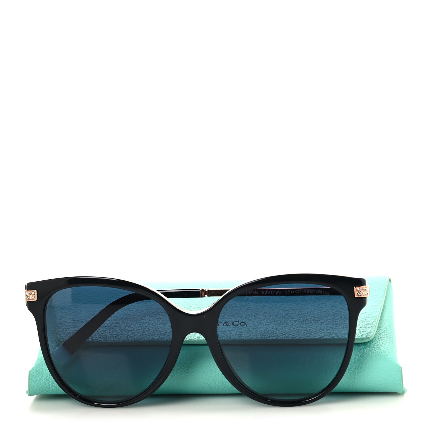 Tiffany Acetate Metal Crystal TF 4193-B Sunglasses Black 7 of 7