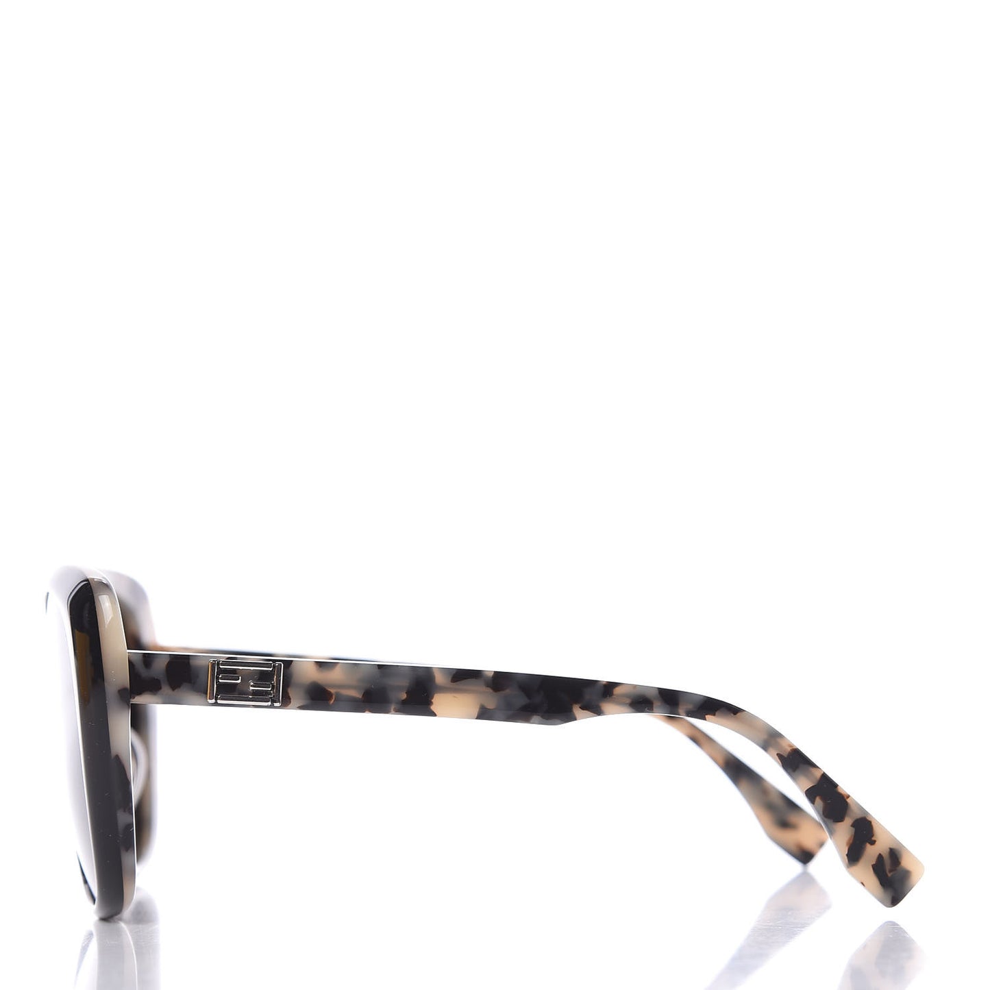 Oversized Sunglasses FF 0107/F/S Black Havana