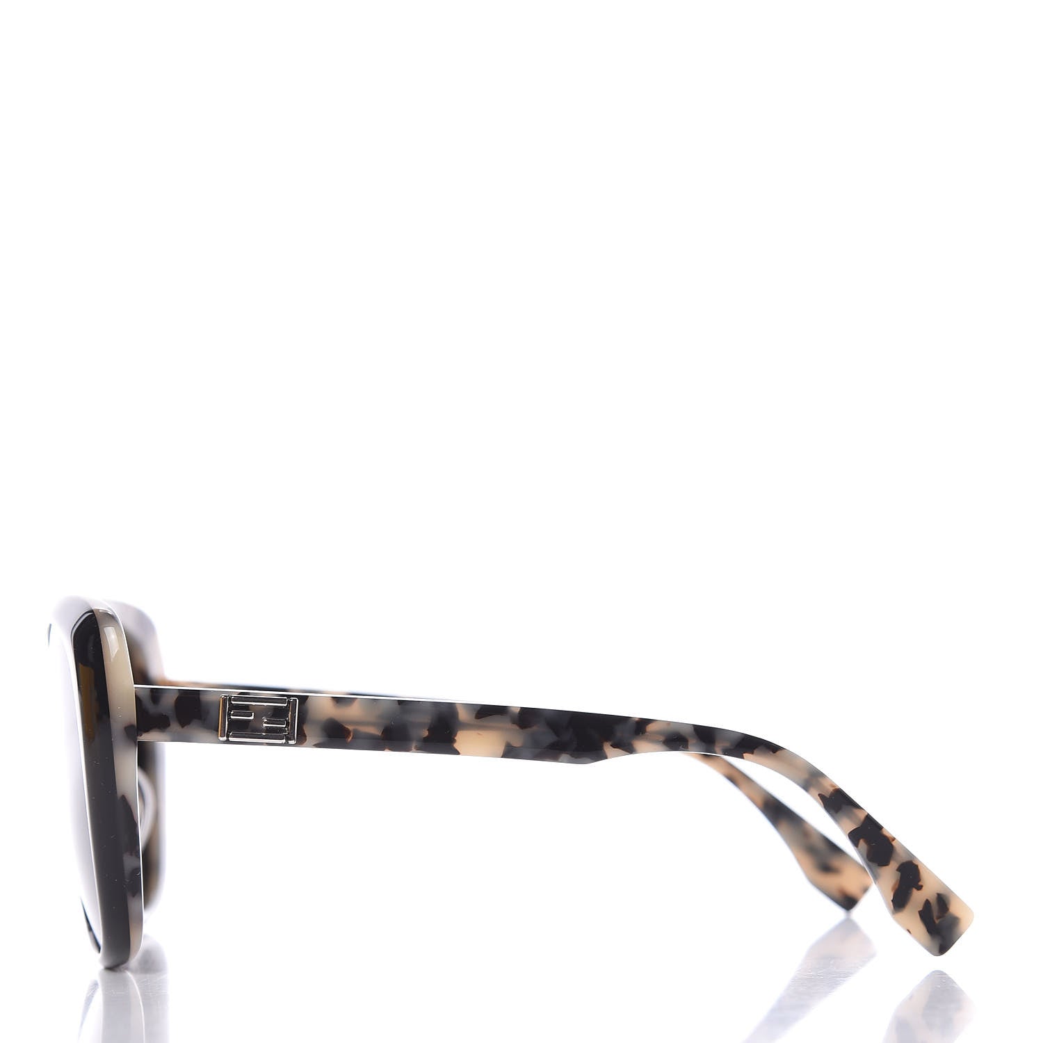 Fendi Oversized Sunglasses FF 0107/F/S Black Havana 3 of 7