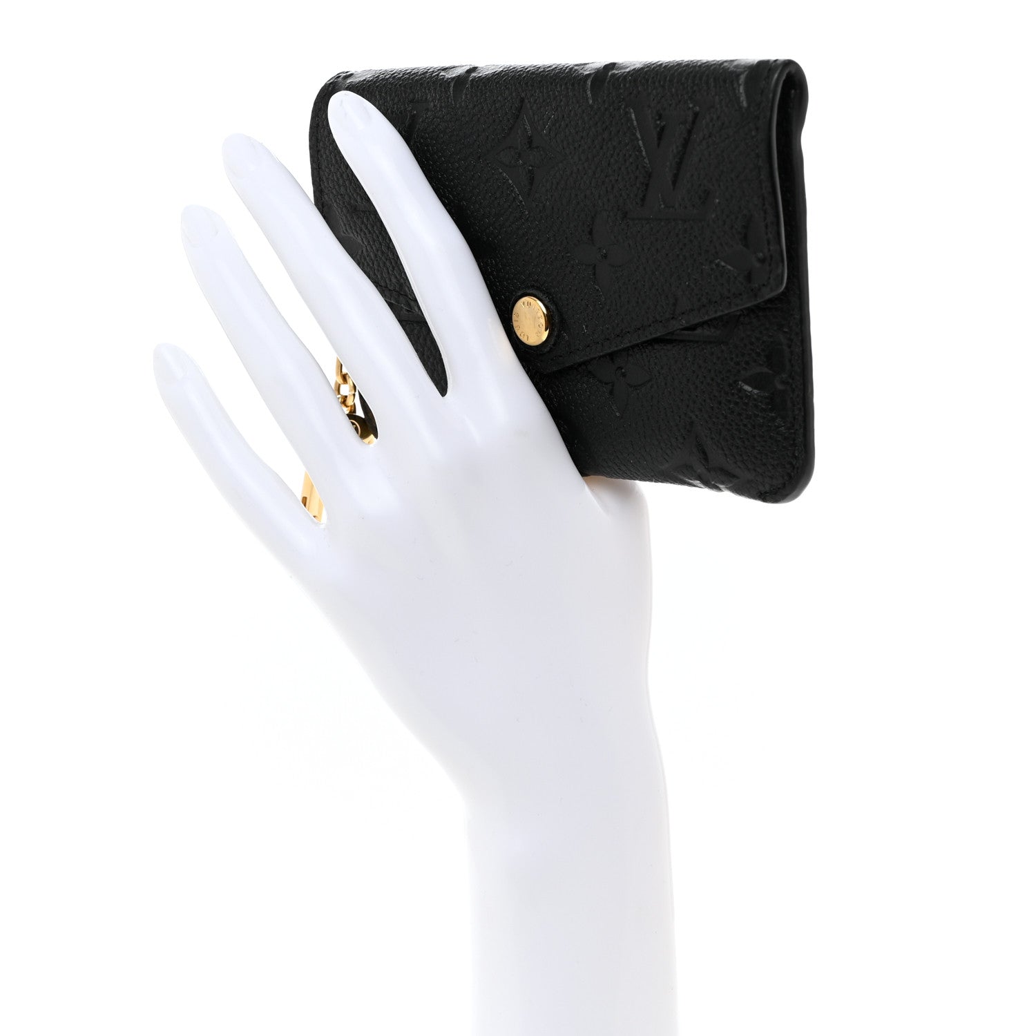 Louis Vuitton Empreinte Key Pouch Black 4 of 14