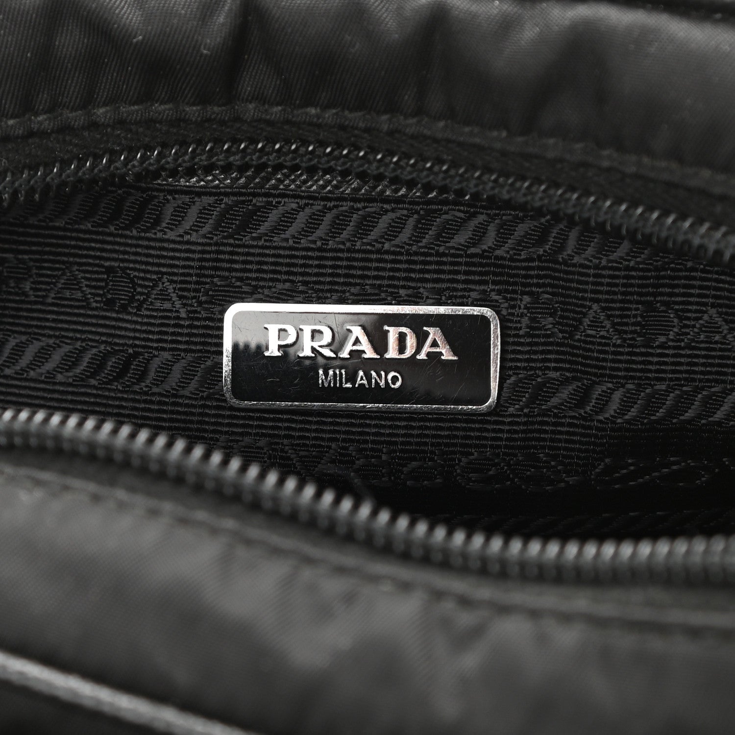 Prada Tessuto Nylon Saffiano Re-Edition 2005 Camera Shoulder Bag Black 6 of 8
