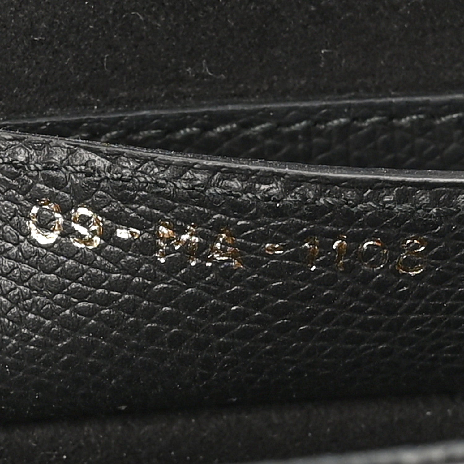 Christian Dior Grained Calfskin Saddle Bag Black 7 of 10