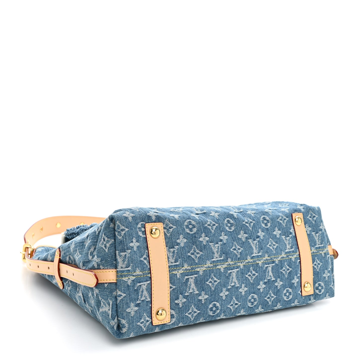 Monogram Denim CarryAll MM Blue