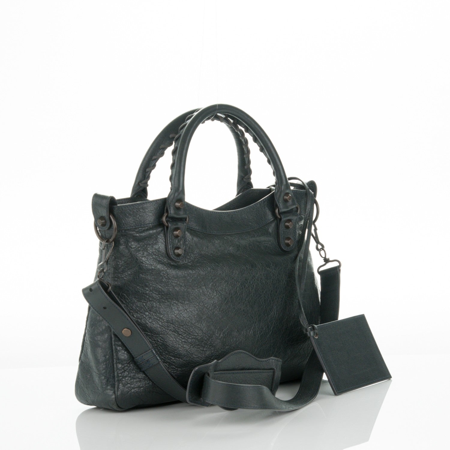 Balenciaga Agneau Classic Hardware Town Anthracite 4 of 9