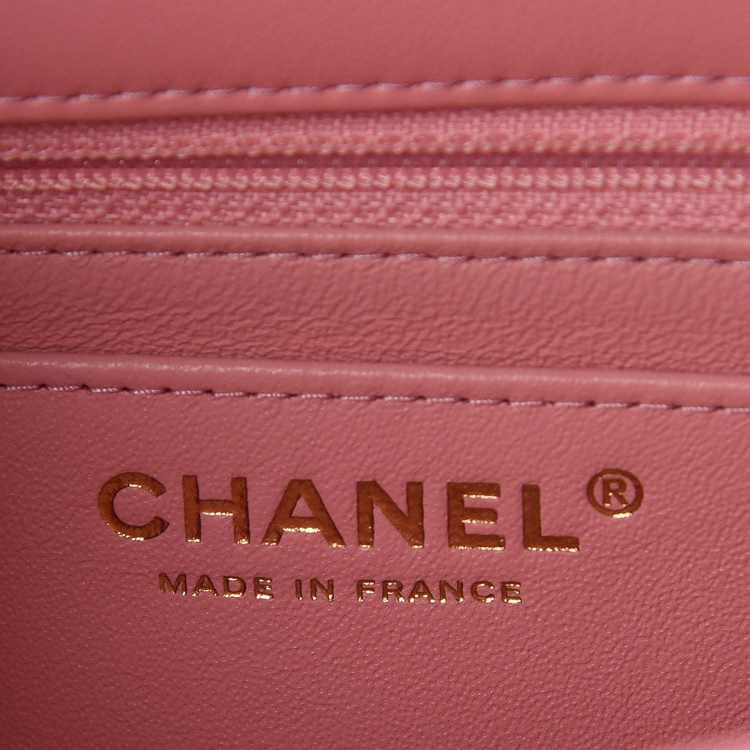 Chanel Lambskin Quilted Mini Rectangular Flap Pink 6 of 11