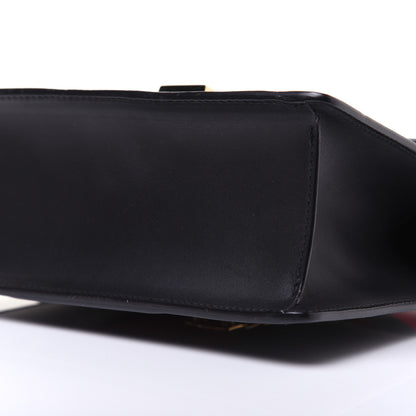 Gucci Calfskin Mini Sylvie Top Handle Bag Black 7 of 18