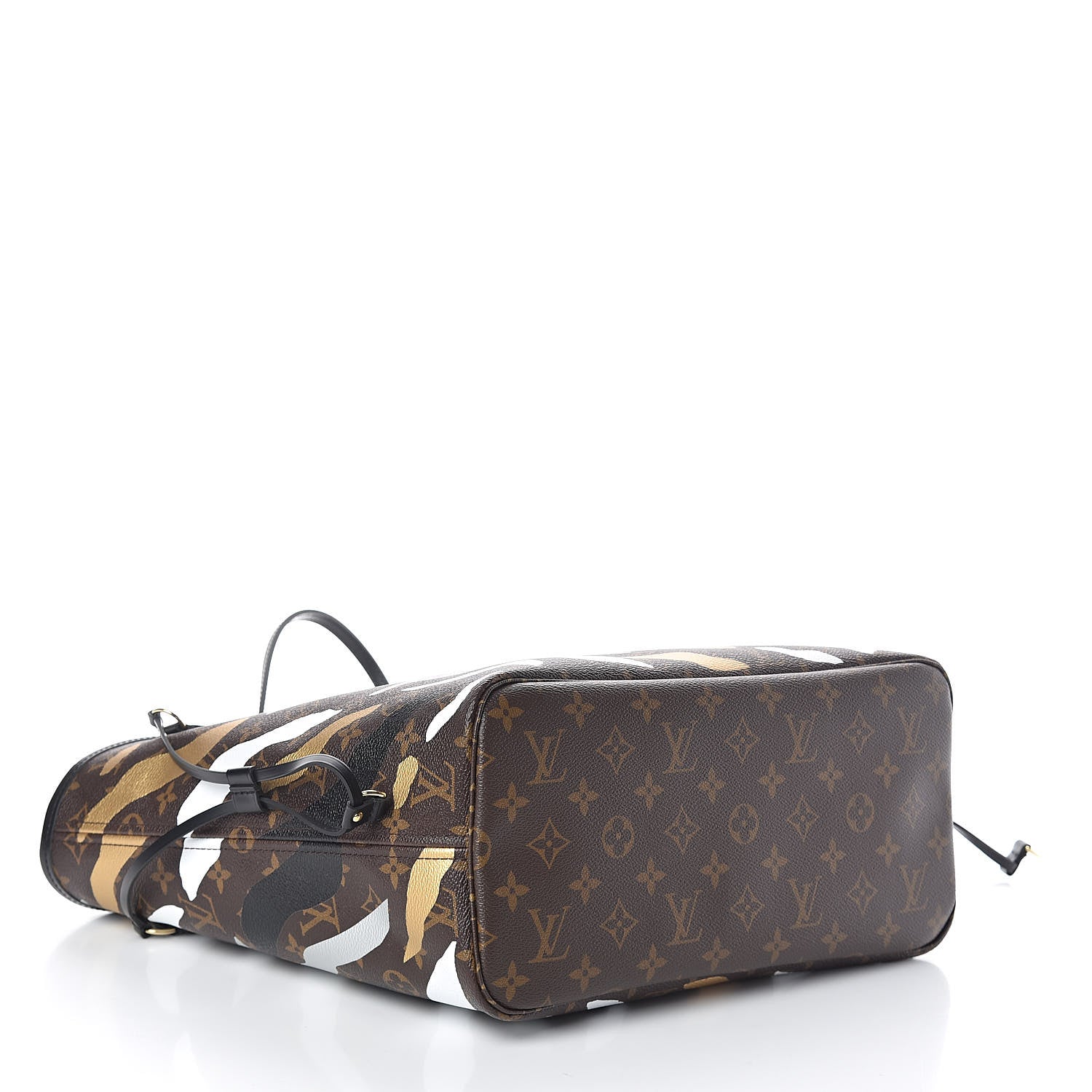 Louis Vuitton X LOL Monogram Neverfull MM Gold Silver 4 of 10
