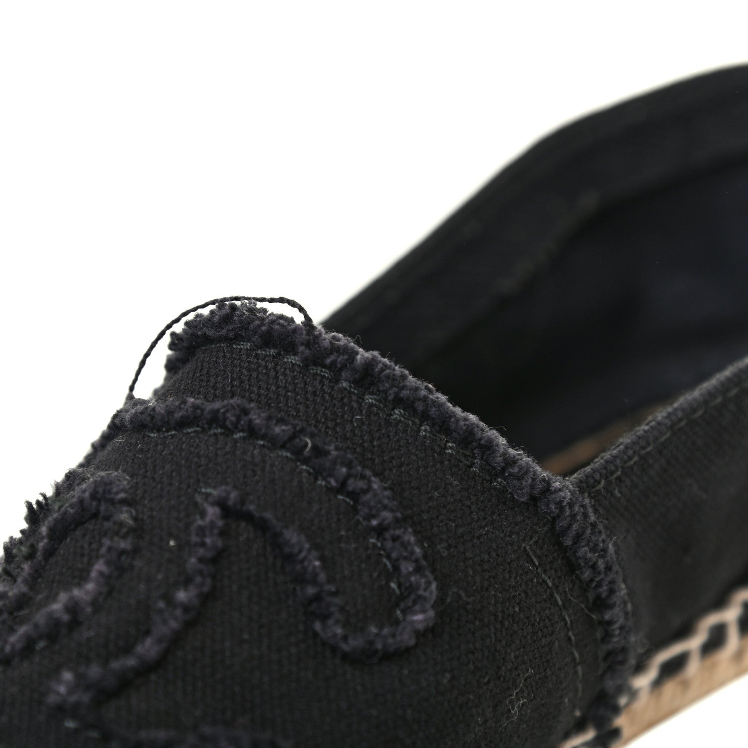 Chanel Canvas CC Espadrilles 40 Black 7 of 8