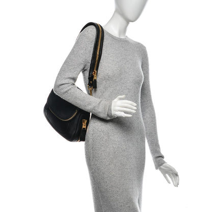 Tom Ford Calfskin Medium Jennifer Crossbody Bag Black 2 of 6