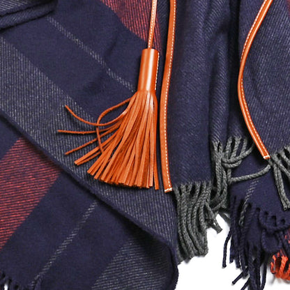 Hermes Merino Wool Cashmere Rocabar Poncho Gris 3 of 3