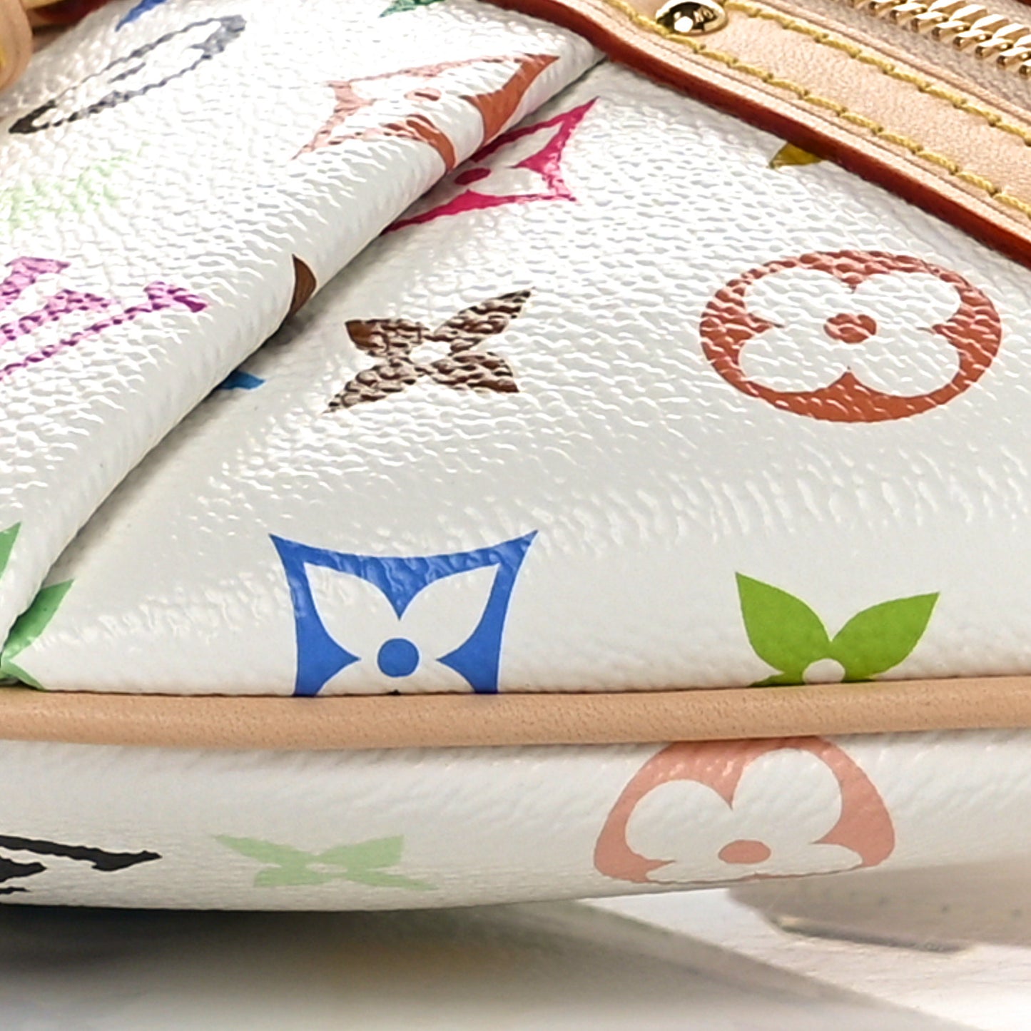 LV X TM Monogram Multicolor High Rise Bumbag White