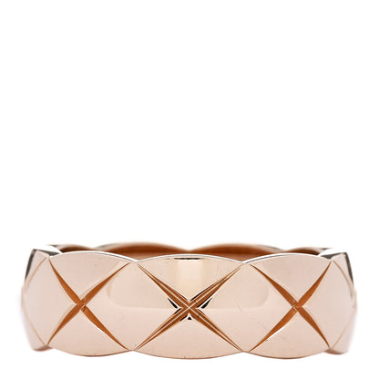 Chanel 18K Beige Gold Diamond Small Coco Crush Ring 55 7.25 3 of 6