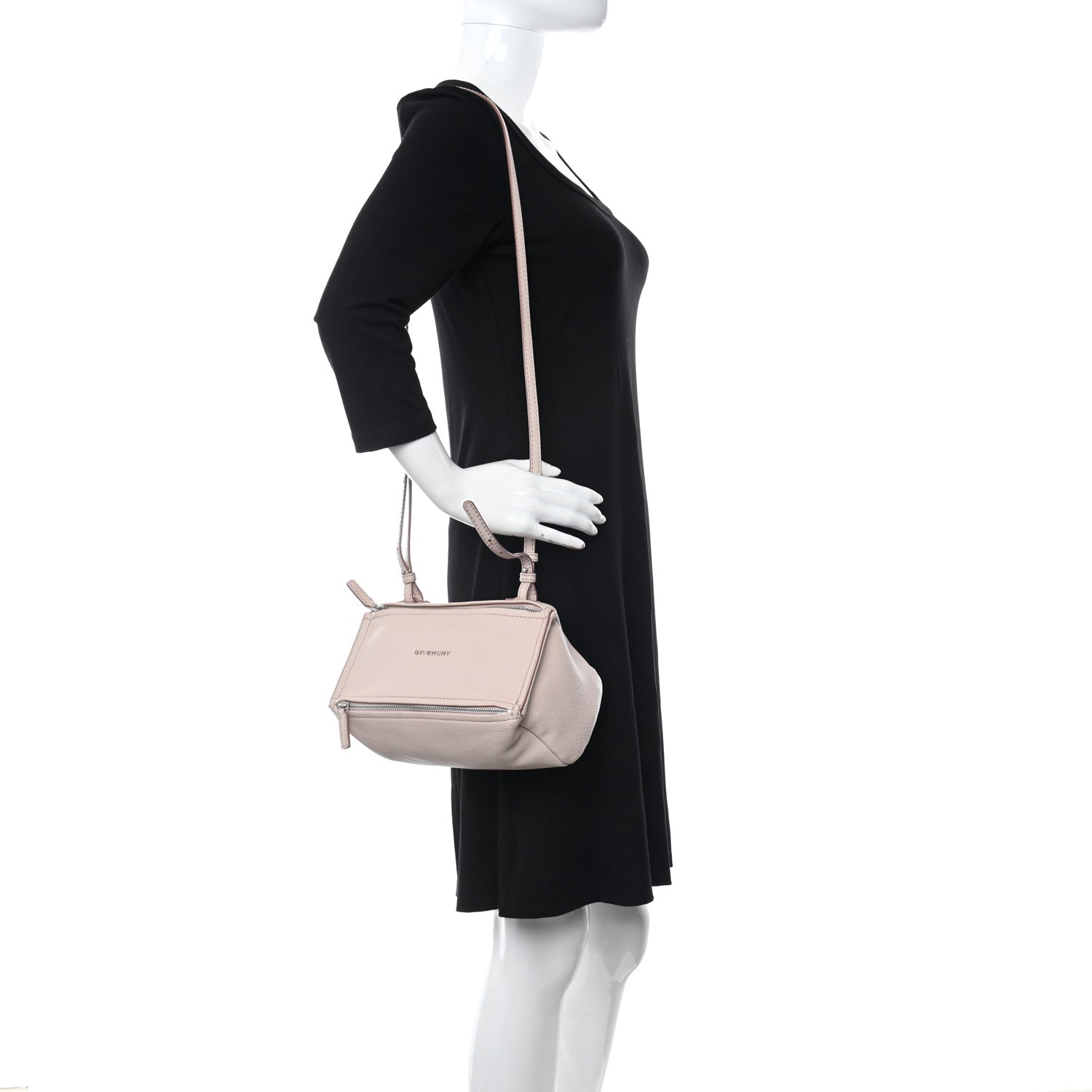 Givenchy Sugar Goatskin Mini Pandora Nude Pink 2 of 12