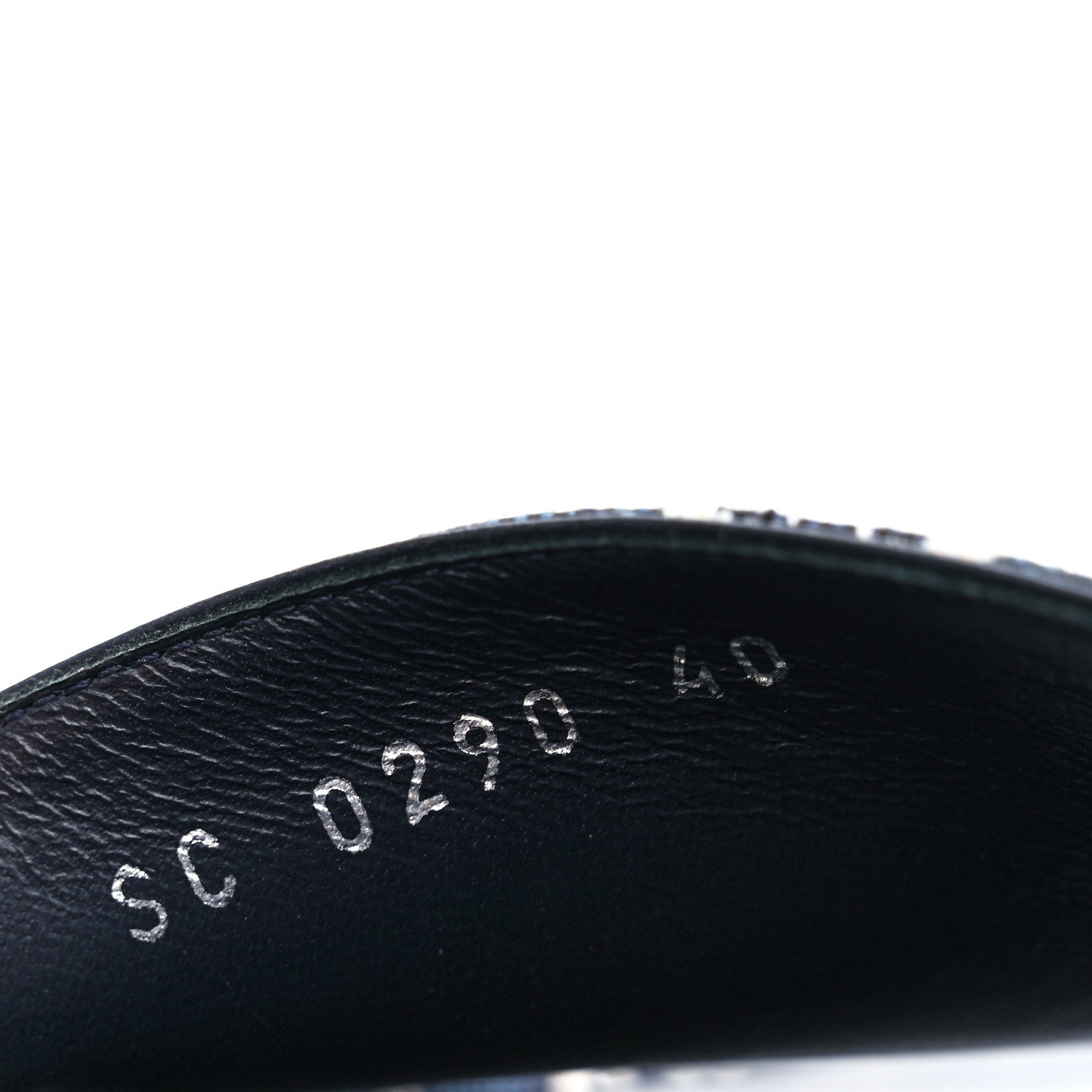 Louis Vuitton Canvas Since 1854 Jumbo Flatform Mule Sandals 40 Blue 8 of 8