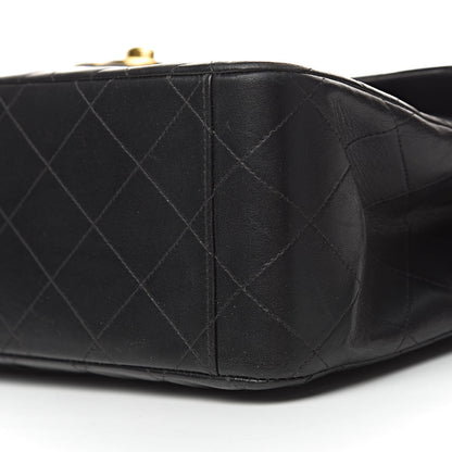 Chanel Lambskin Quilted XL Jumbo Single Flap Black 16 of 17