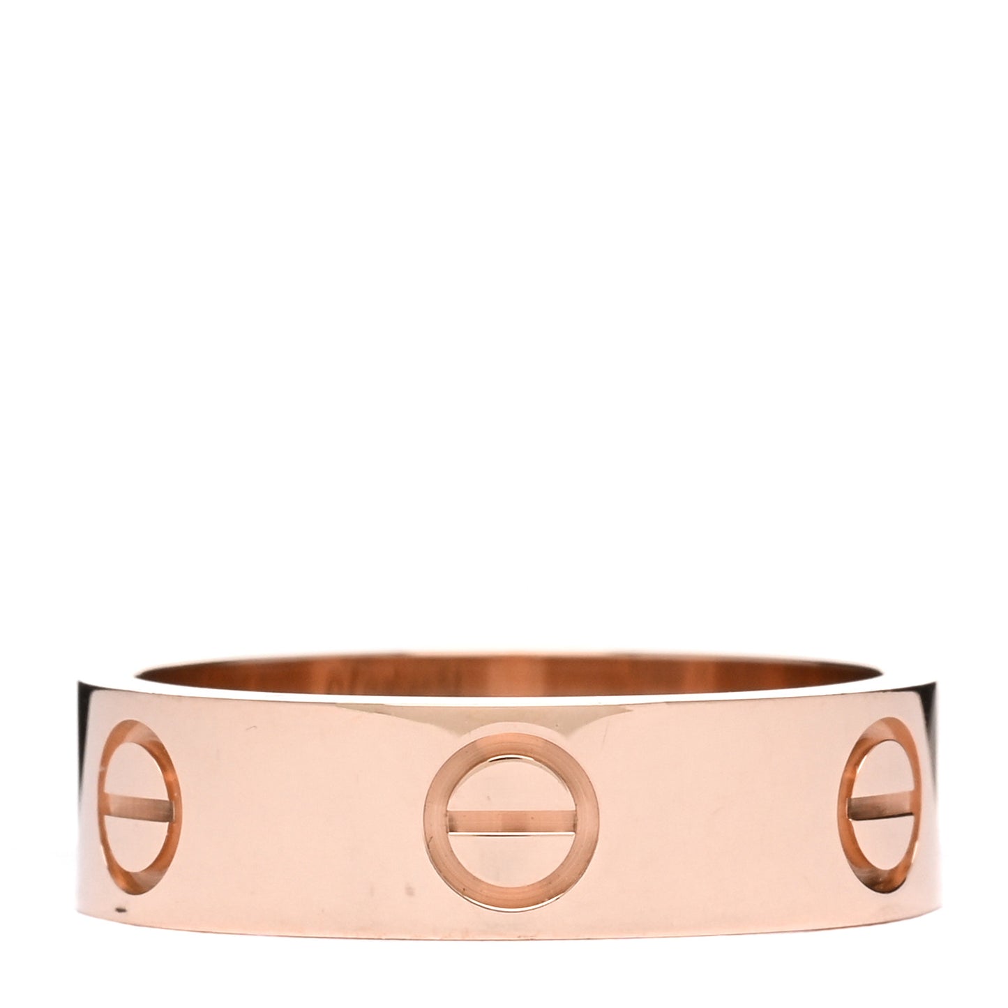 18K Pink Gold 5.5mm LOVE Ring 54 6.75