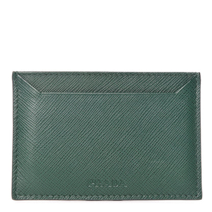 Prada Saffiano Card Case Biliardo 1 of 9