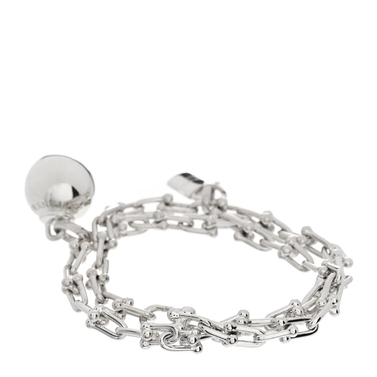 Tiffany Sterling Silver HardWear Wrap Bracelet 2 of 3