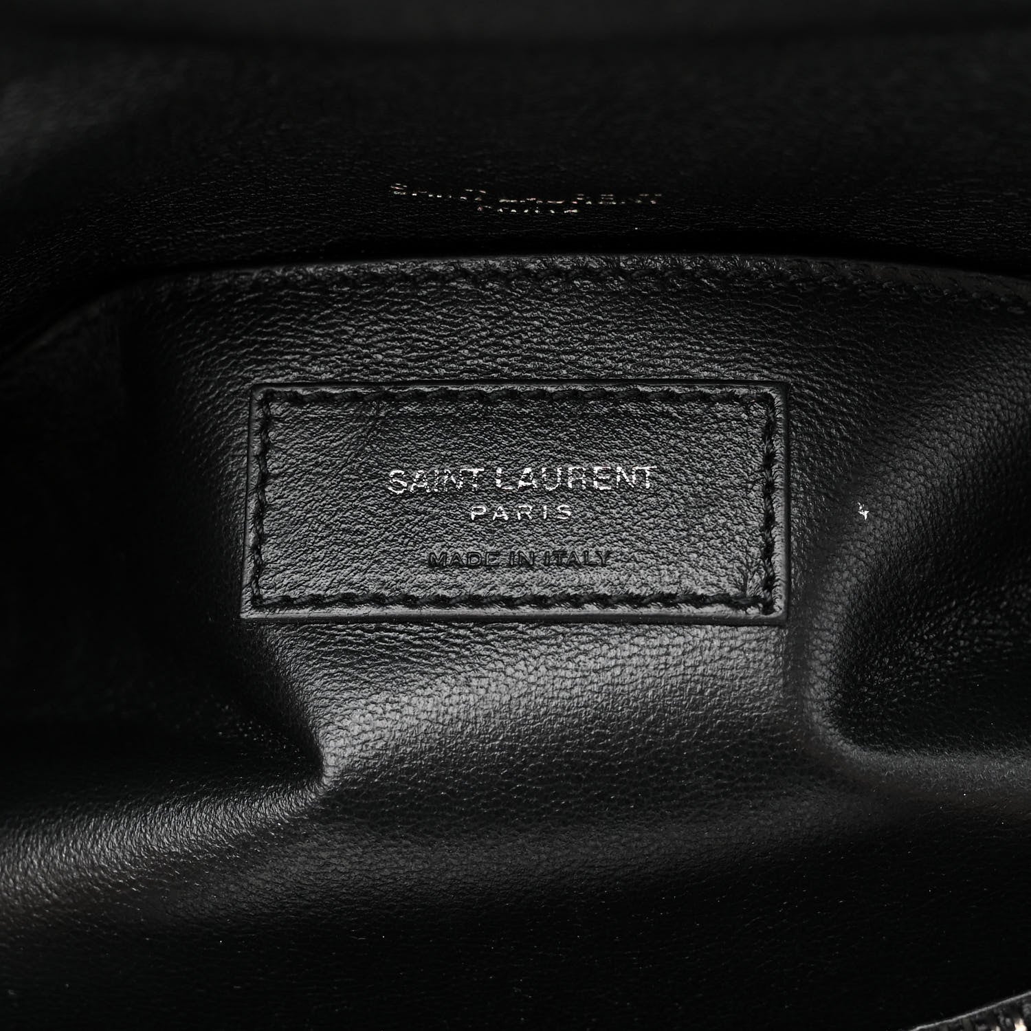 Saint Laurent Sheepskin Matelasse Chevron Monogram Large College Satchel Black 8 of 13